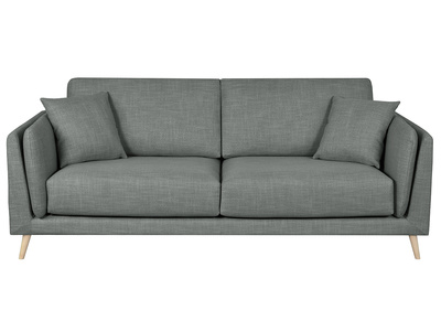 Sofá moderno 3 plazas de tela gris antracita VOGUE